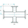 Stainless Steel KF NW Vacuum Reducing Crosses